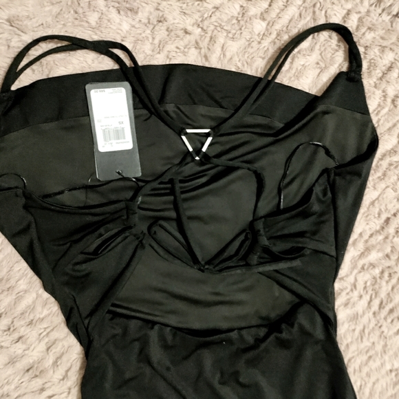 Guess Black Lesley Tie Dress - Picture 3 of 6